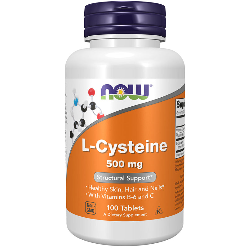 NOW Foods L-Cysteine 500mg 100 Tablets