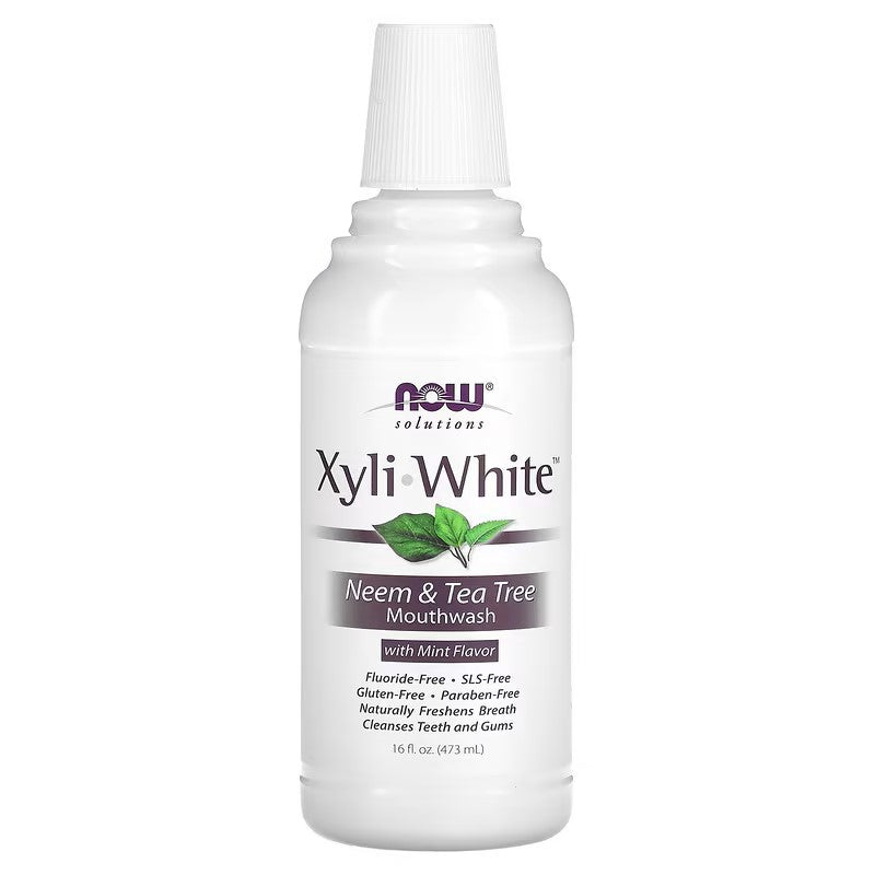 NOW Foods XyliWhite Neem & Tea Tree Mouthwash 473ml