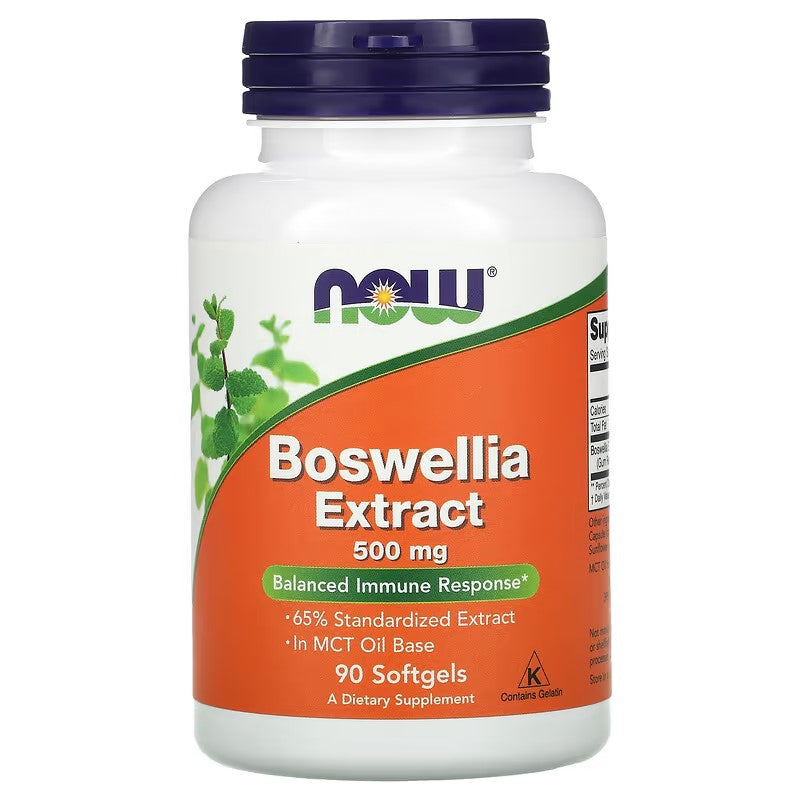 NOW Foods Boswellia Extract 500mg 90 Softgels