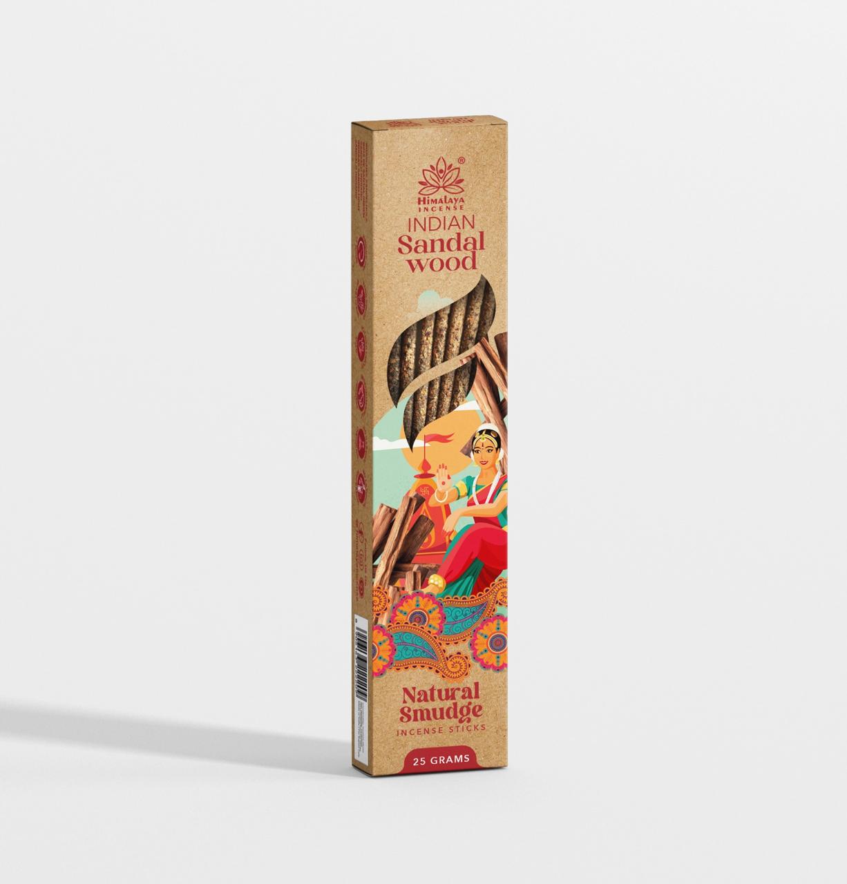 Himalaya Smudge Incense 25g Indian Sandalwood