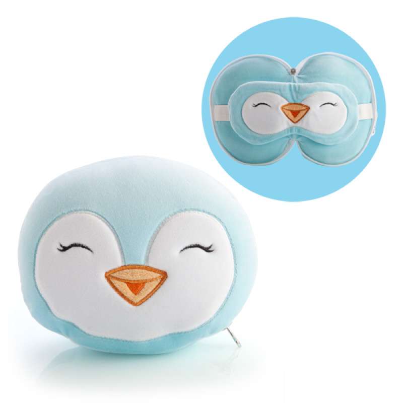 Smoosho's Pals Travel Penguin Mask/Pillow
