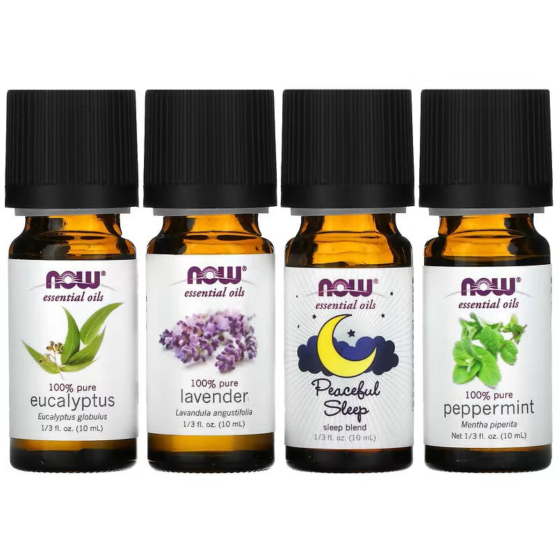 NOW Foods Essential Oil Let There Be Peace & Quiet Kit
