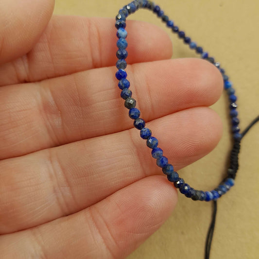 Star Cut Gemstone Bracelet Lapis Lazuli
