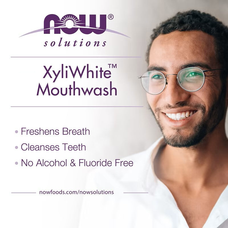 NOW Foods XyliWhite Neem & Tea Tree Mouthwash 473ml