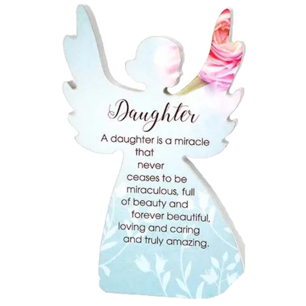 Angel Plaque Daughter Heavenly Rose