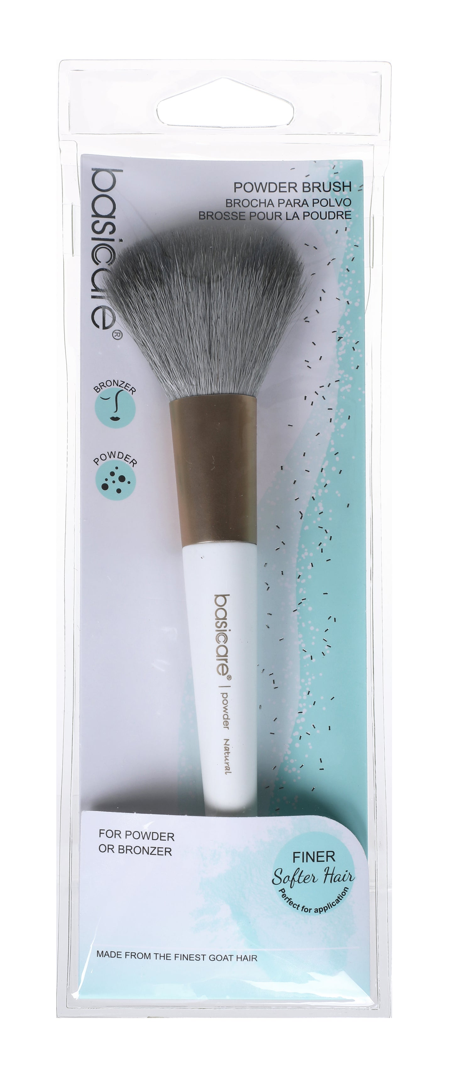 Basicare Brush Powder 16.5cm - Natural Bristles