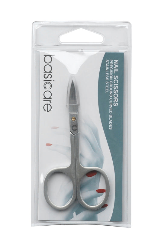 Basicare Scissors Nail 3-1/2 Inch Curved