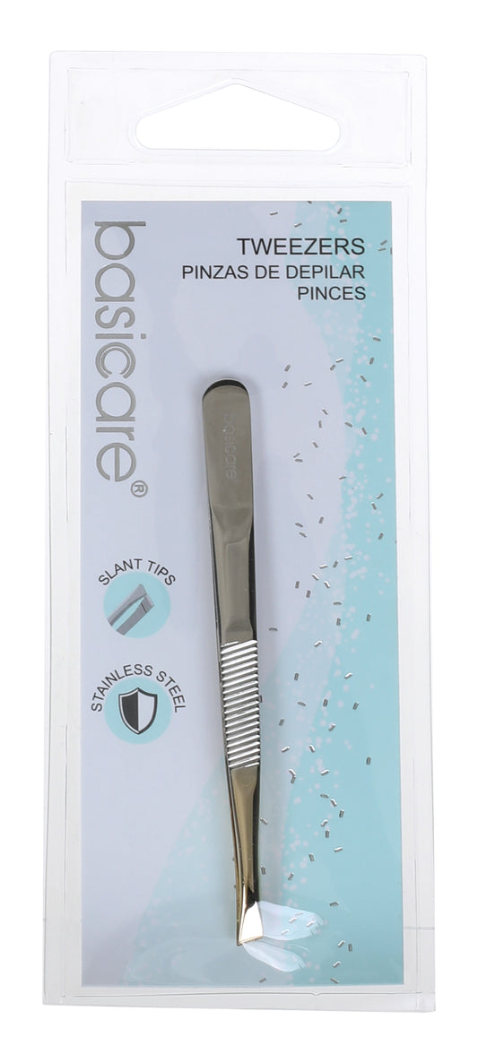 Basicare Tweezer Gold Blade Slant Tip 8.5cm