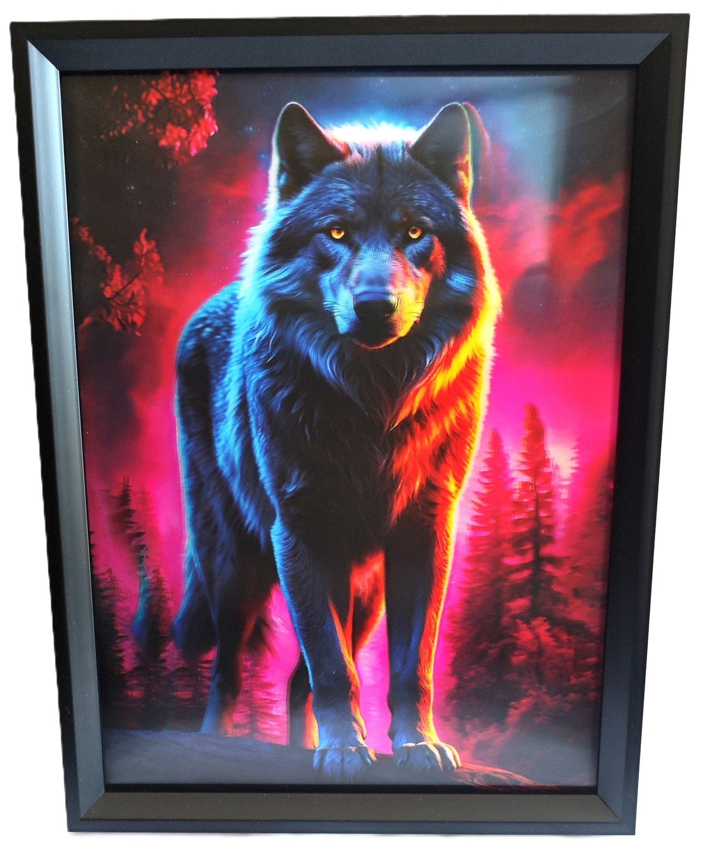 3D Art Wolf 30x40CM - MarshallsHealthShop