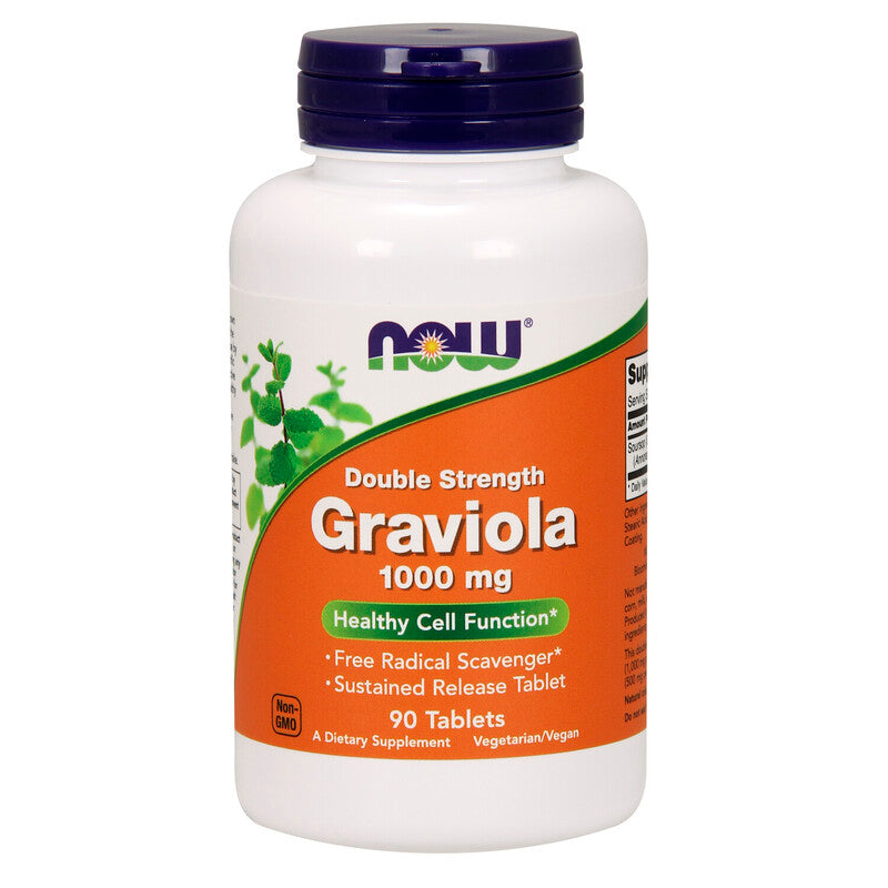 NOW Foods Graviola Double Strength 1000mg 90 Tablets