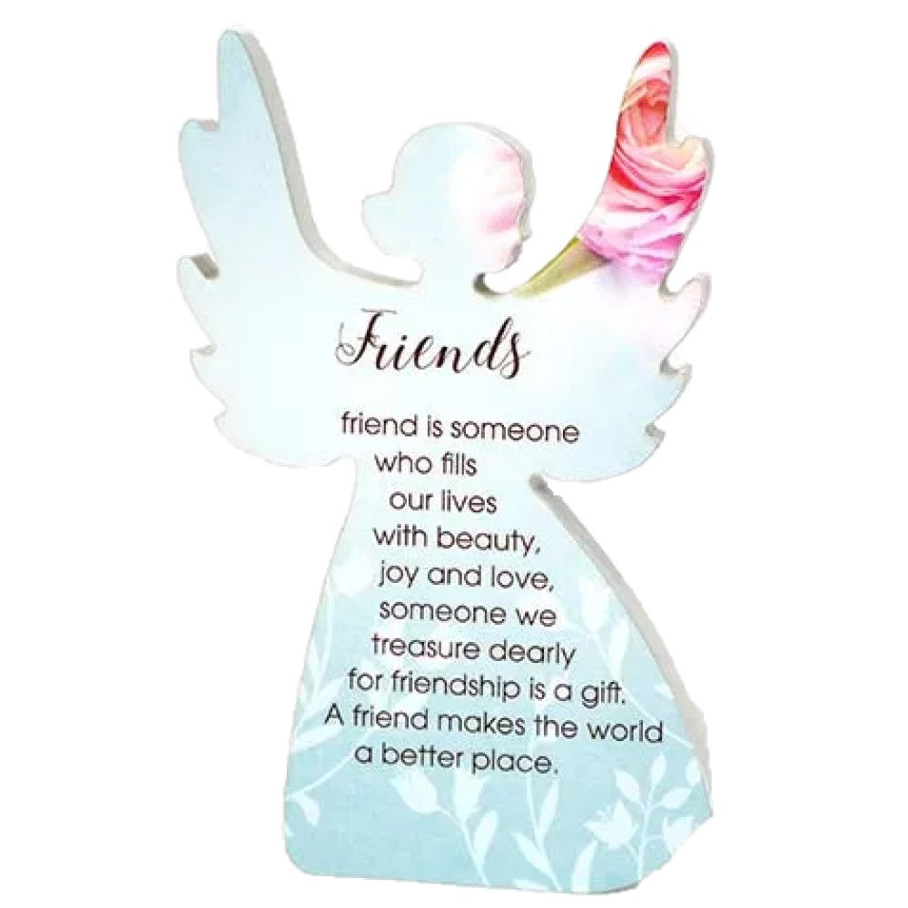 Angel Plaque Friends Heavenly Rose
