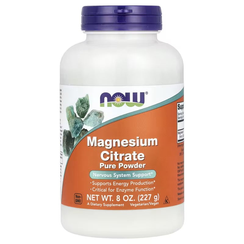 NOW Foods Magnesium Citrate Pure Powder 227g