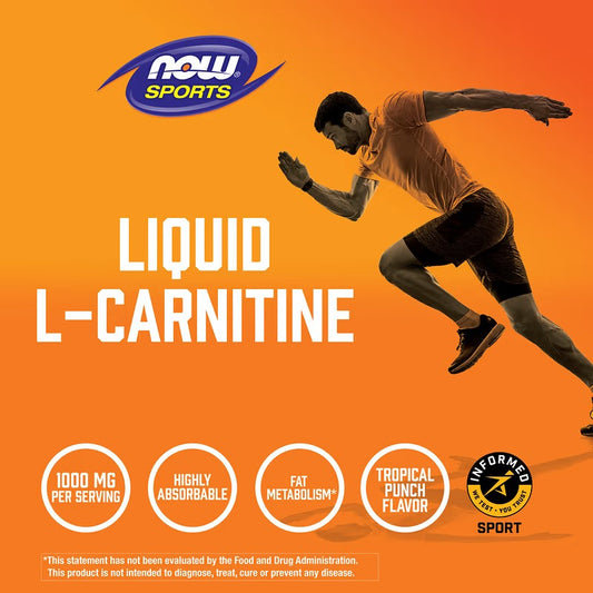 NOW Foods L-Carnitine Tropical Punch 1000mg 473ml