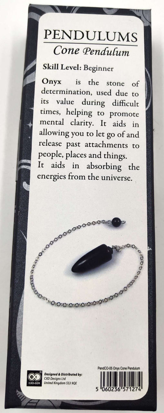 Cone Pendulum Black Onyx