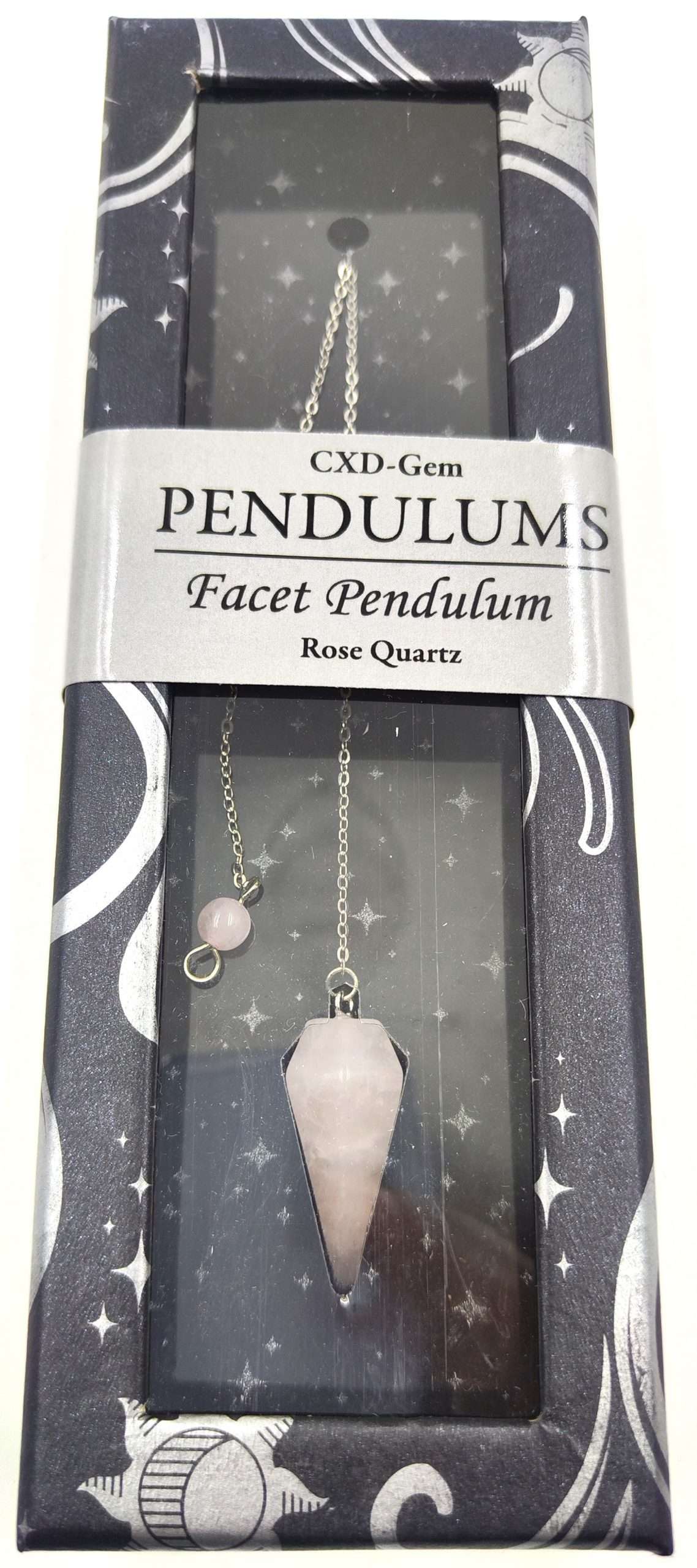 Facet Pendulum Rose Quartz