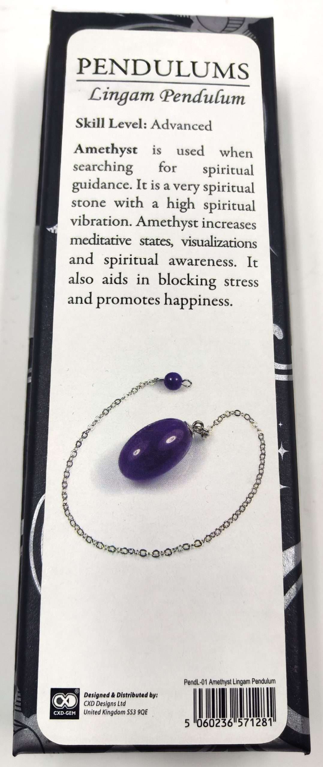 Lingam Pendulum Amethyst