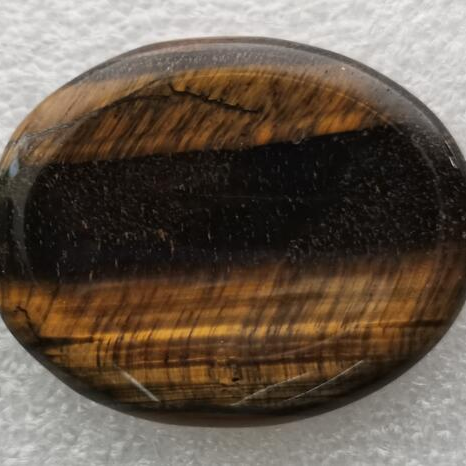 Tiger Eye Worry Stone Oval