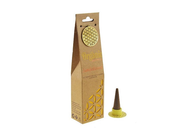 Organic Jumbo Cones Sandalwood