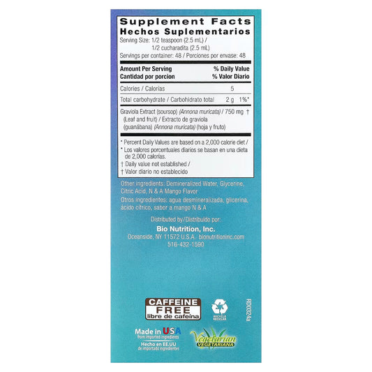 Bio Nutrition Graviola 120ml