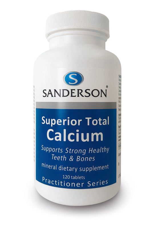 SANDERSON Superior Total Calcium 120 Tablets