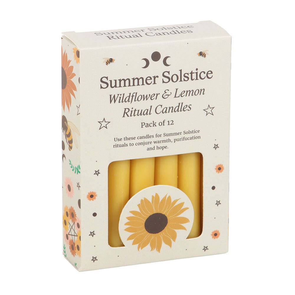 Wildflower Lemon Summer Ritual Candles (12)