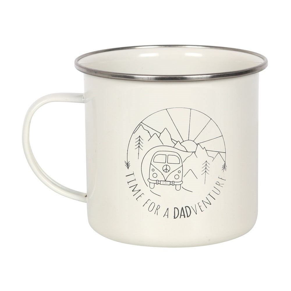 Dadventure Enamel Camping Mug