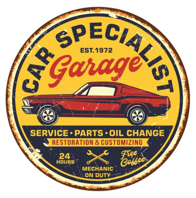 Metal Wall Art Garage