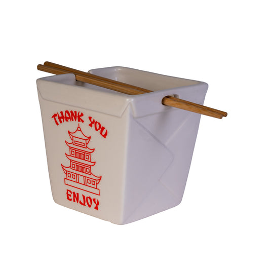 Takeaway Noodle Bowl Bamboo Chopsticks