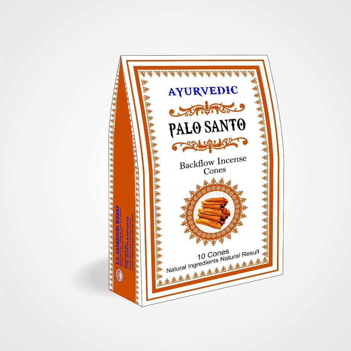 Ayurvedic Backflow Cones Polo Santo