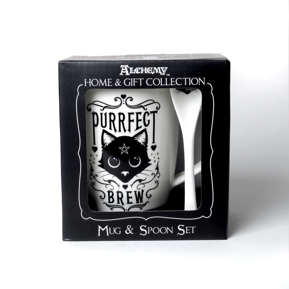 Alchemy Fine Bone China Mug Purrfect Brew
