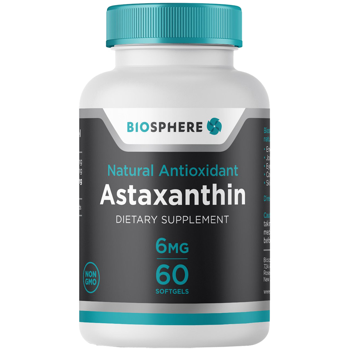 Biosphere Astaxanthin 6mg 60 SoftGels