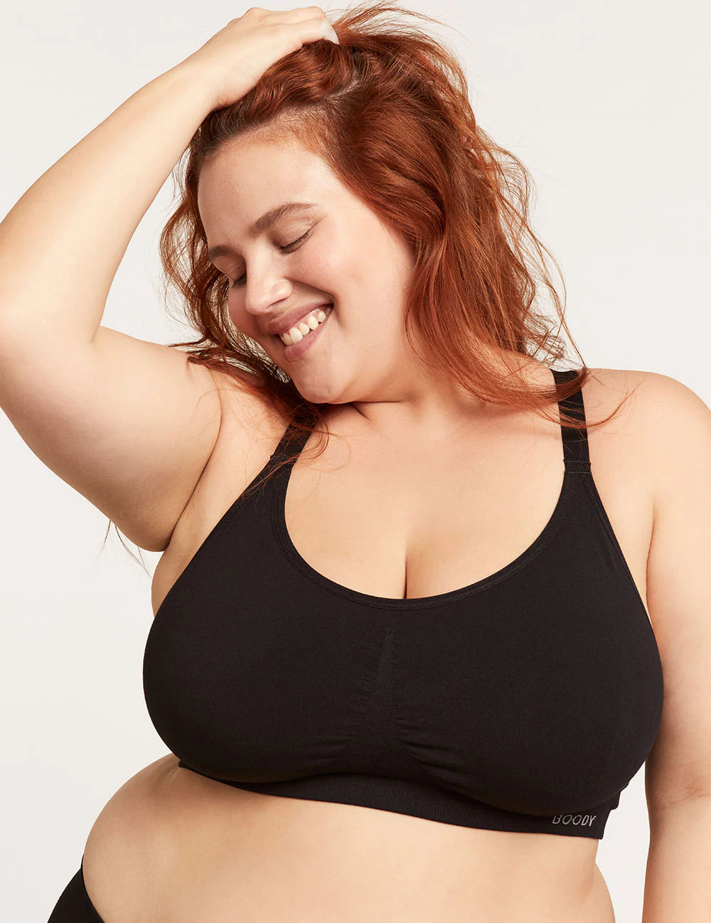 BOODY Women's Full Bust Wireless Racerback Bra