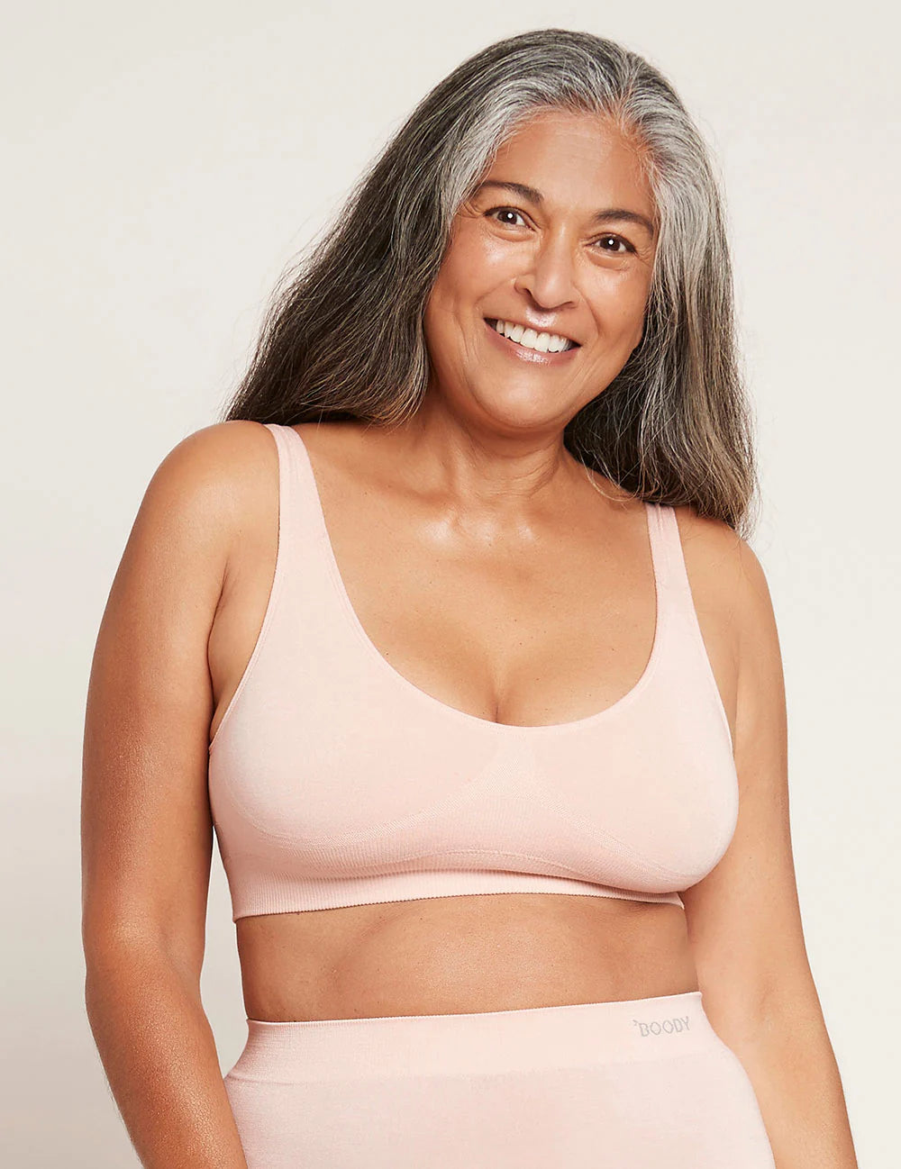 BOODY Women's Seamfree Padded Crop Bra