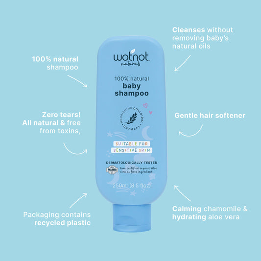 Wotnot 100% Natural Baby Shampoo