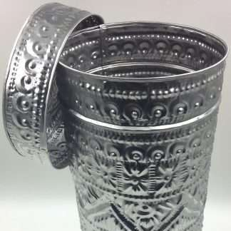 Silver Balinese Storage Box Tall