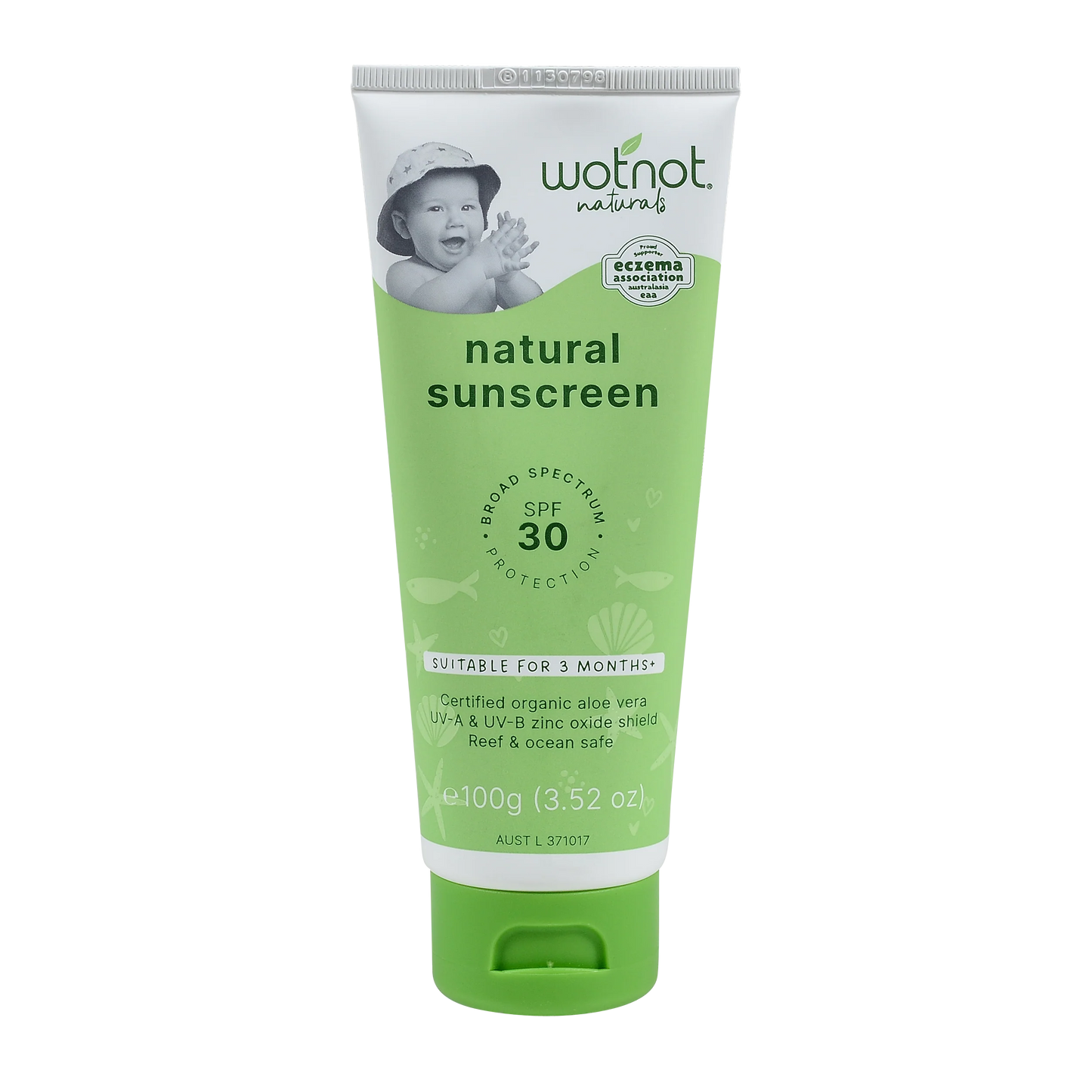 Wotnot Natural 30 SPF Baby Sunscreen 100g