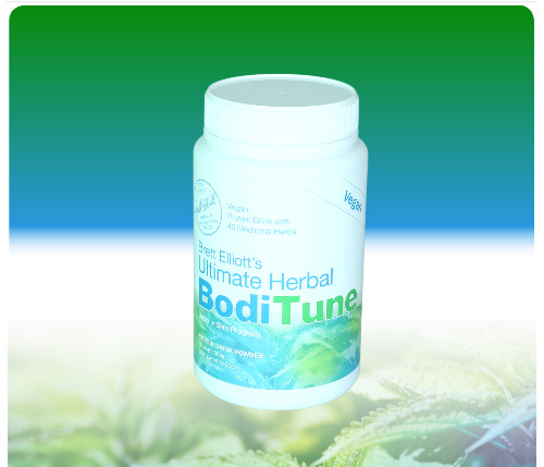 Brett Elliott BodiTune Detox n Slim 500g The Instant Detox & Slim Herbal Super Food Smoothie in a Pot! If you’re looking for a completely natural, herbal, vegan-friendly, additive, and sugar-free, instant super-food protein smoothie, then look no further!