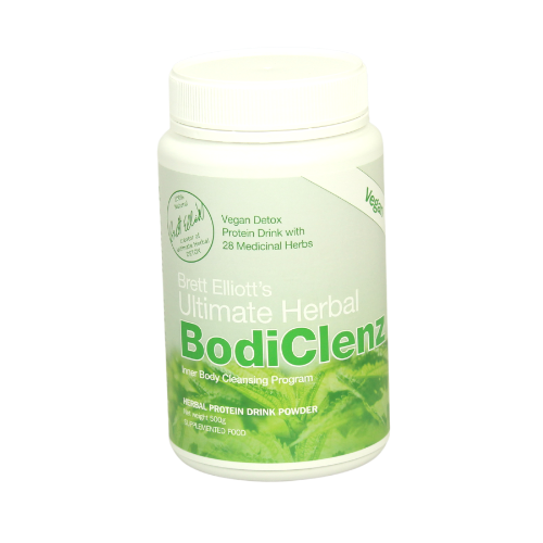 Brett Elliott BodiClenz – Ultimate Herbal DETOX Drink 500g 1st Stop, Marshall's Health Shop! Are you ready to take your health and wellness to the next level? We’re thrilled to introduce you to BodiClenz, the Ultimate Herbal Detox in a Vegan protein drink! It’s a simple, effective, and delicious way to cleanse your body from the inside out, and with our easy program guide, you’ll have everything you need for your best cleanse ever.