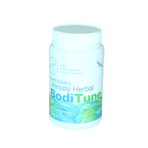 Brett Elliott BodiTune Detox n Slim 500g The Instant Detox & Slim Herbal Super Food Smoothie in a Pot! If you’re looking for a completely natural, herbal, vegan-friendly, additive, and sugar-free, instant super-food protein smoothie, then look no further! 