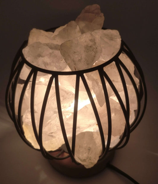 Crystal Cage Clear Quartz Soul Cleanser