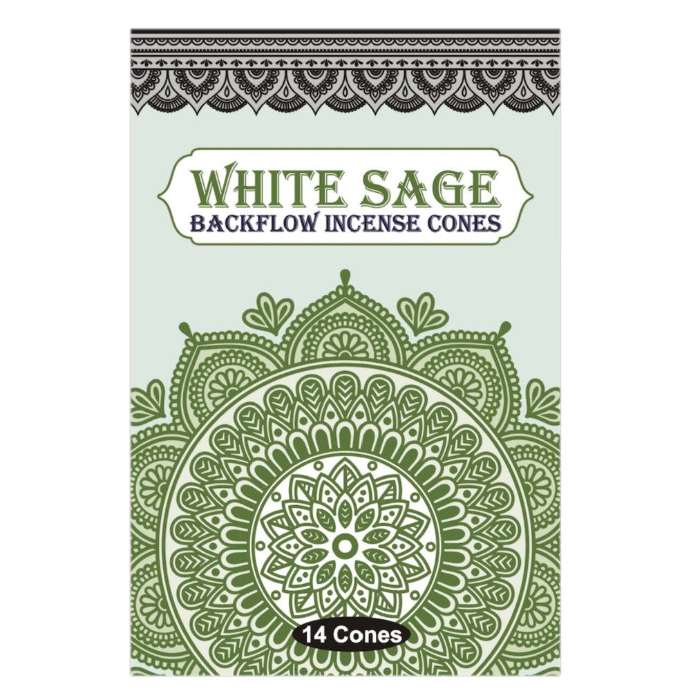 Sacred Tree White Sage Backflow Cones