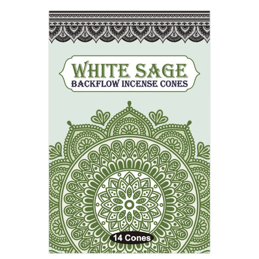 Sacred Tree White Sage Backflow Cones