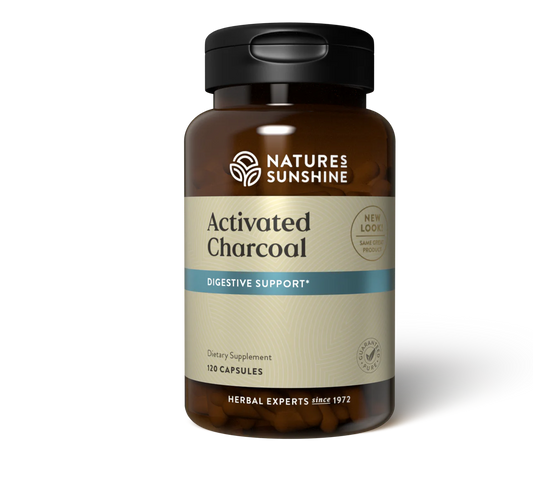 Natures Sunshine Activated Charcoal 120 Capsules