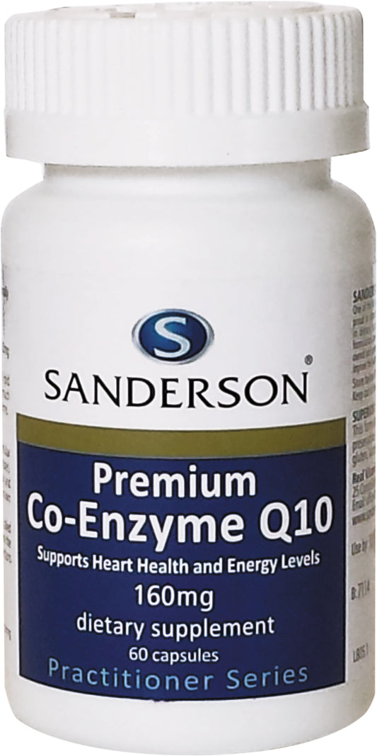 SANDERSON Premium Co-Enzyme Q10 160mg 60 Softgels