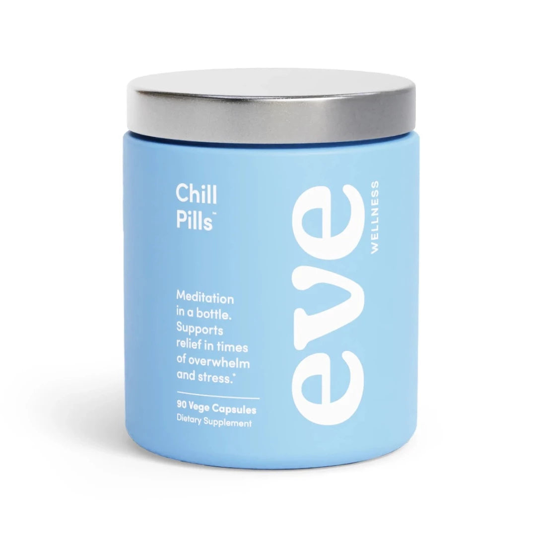 If you?re part of ?generation burnout? and feeling the effects of modern-day stressors, quick and easy mood support sounds pretty great, right? Chill Pills can be taken up to three times a day, on hand whenever a jittery mood arises. If you find the worries of the day are hanging around a little more potently at bed time, Chill Pills taken in the evening can calm the body into a state of ease to aid in a restful sleep.
