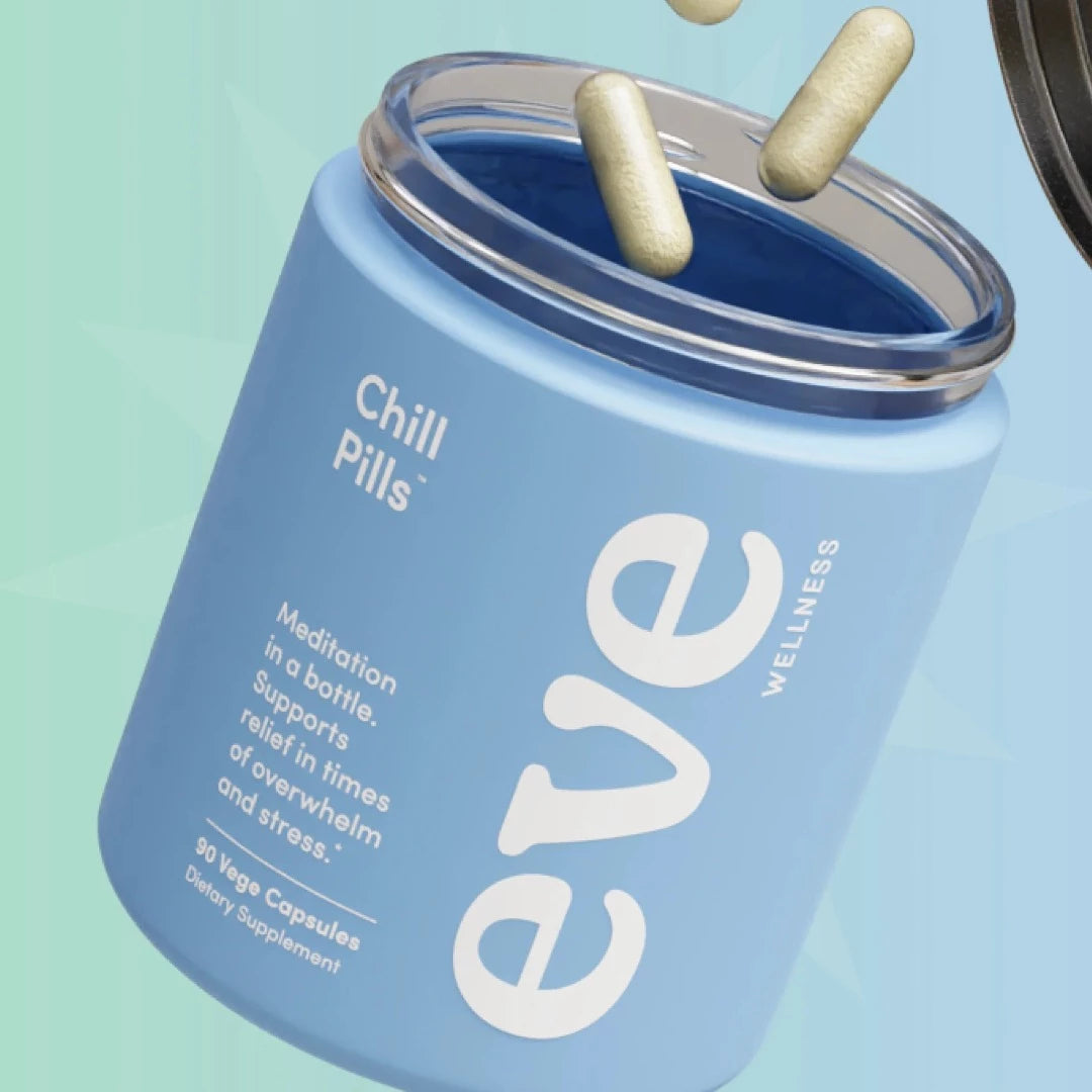 If you?re part of ?generation burnout? and feeling the effects of modern-day stressors, quick and easy mood support sounds pretty great, right? Chill Pills can be taken up to three times a day, on hand whenever a jittery mood arises. If you find the worries of the day are hanging around a little more potently at bed time, Chill Pills taken in the evening can calm the body into a state of ease to aid in a restful sleep.