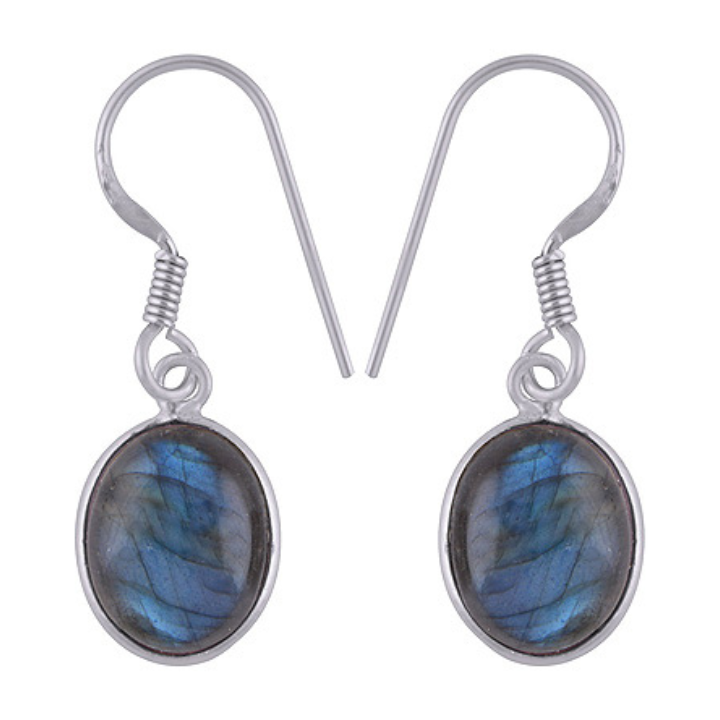 Coro Jewellery Labradorite on Hoop Sterling Silver  SKU: ELAB513