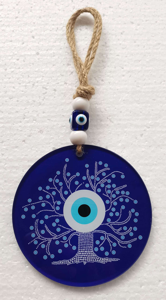 Tree of Life Wall Hanging with Evil Eye (EWH19)