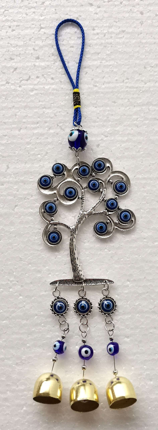 Tree of Life Hanging Ornament with Evil Eye