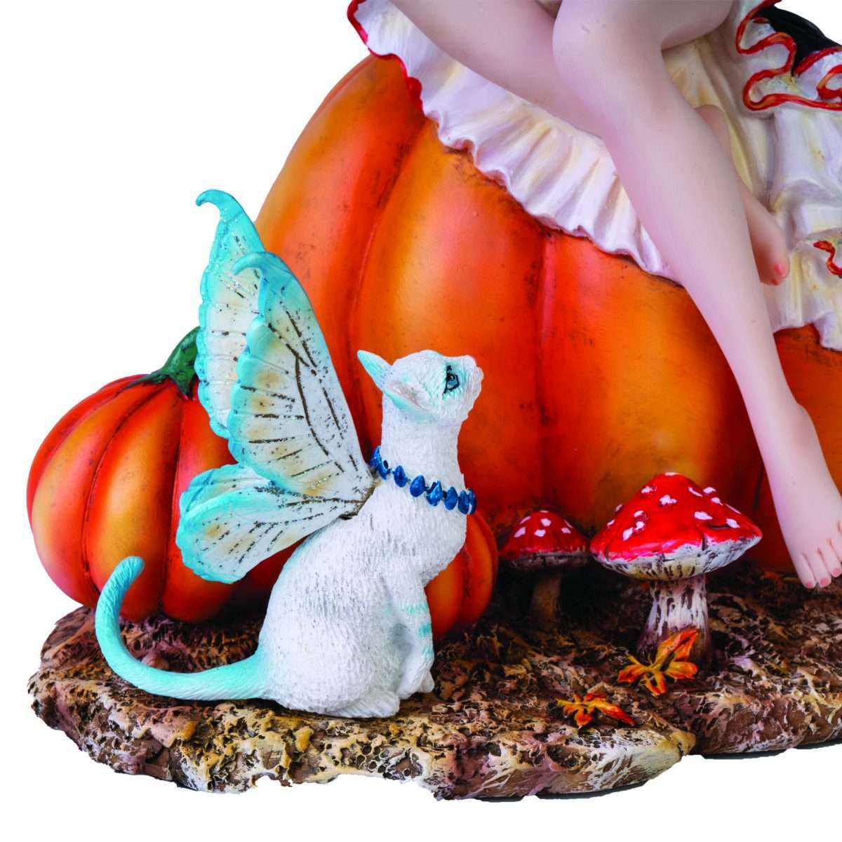 Pumpkin Patch Fairy Figurine by Nene Thomas